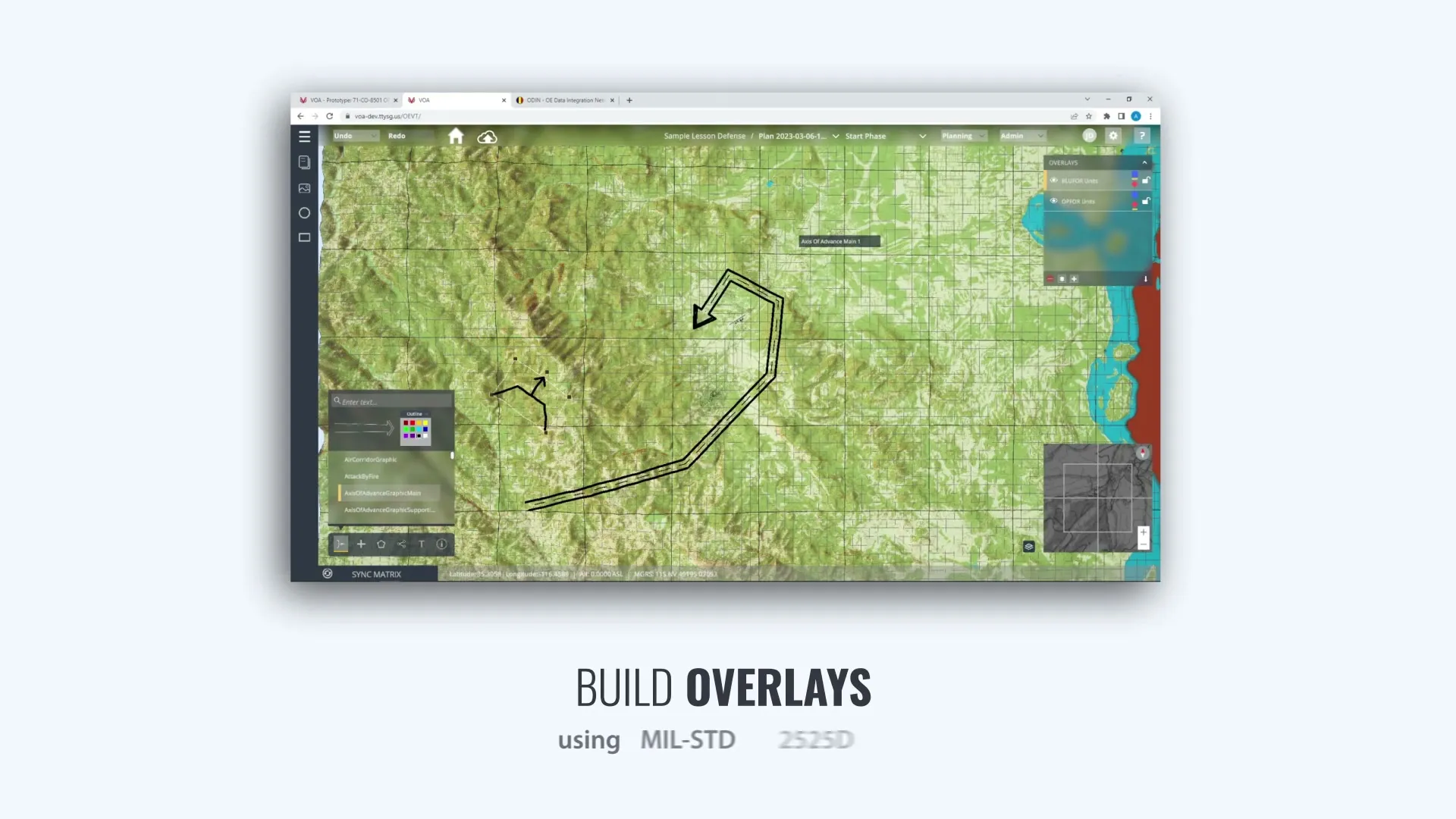 Importing military unit hierarchies from ODIN into the 3D terrain authoring environment